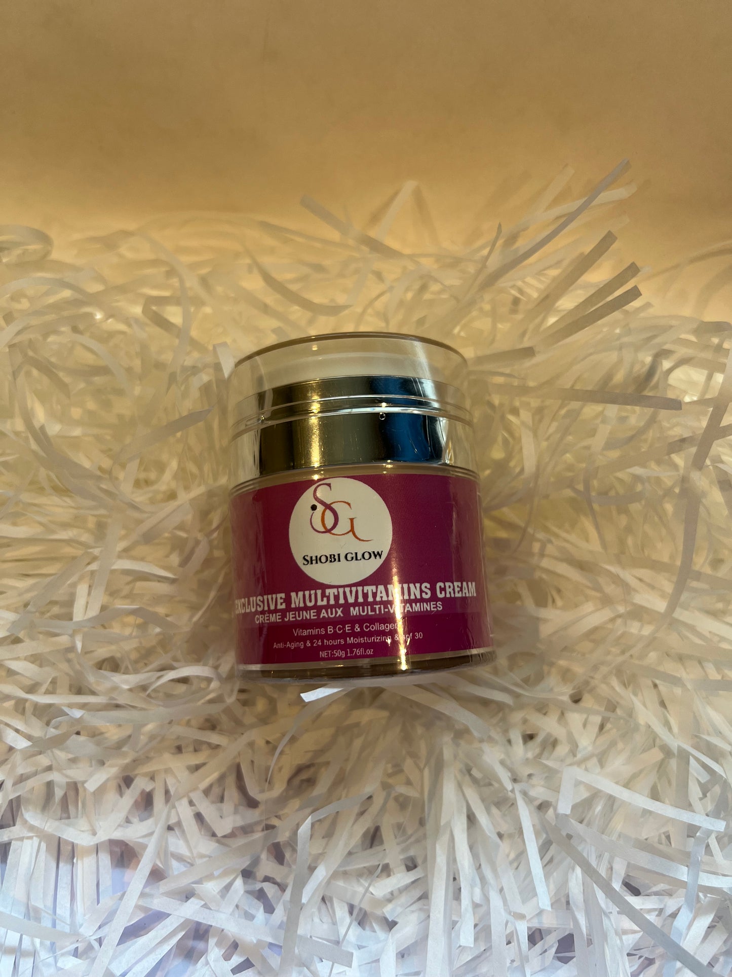 Exclusive multivitamin body cream