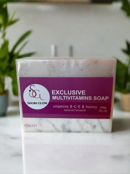 Multivitamin anti-oxidant soap