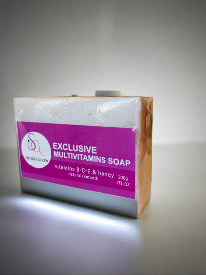 Multivitamin anti-oxidant soap